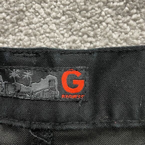 Guess Drexel Skinny Chino Pants Womens 33x26 Black Dark Wash Mid Rise Cotton - Picture 6 of 16